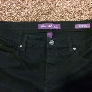 Gloria Vanderbilt Amanda Bootcut Black Jeans 8P